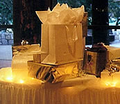 wishing well bridal shower gift.